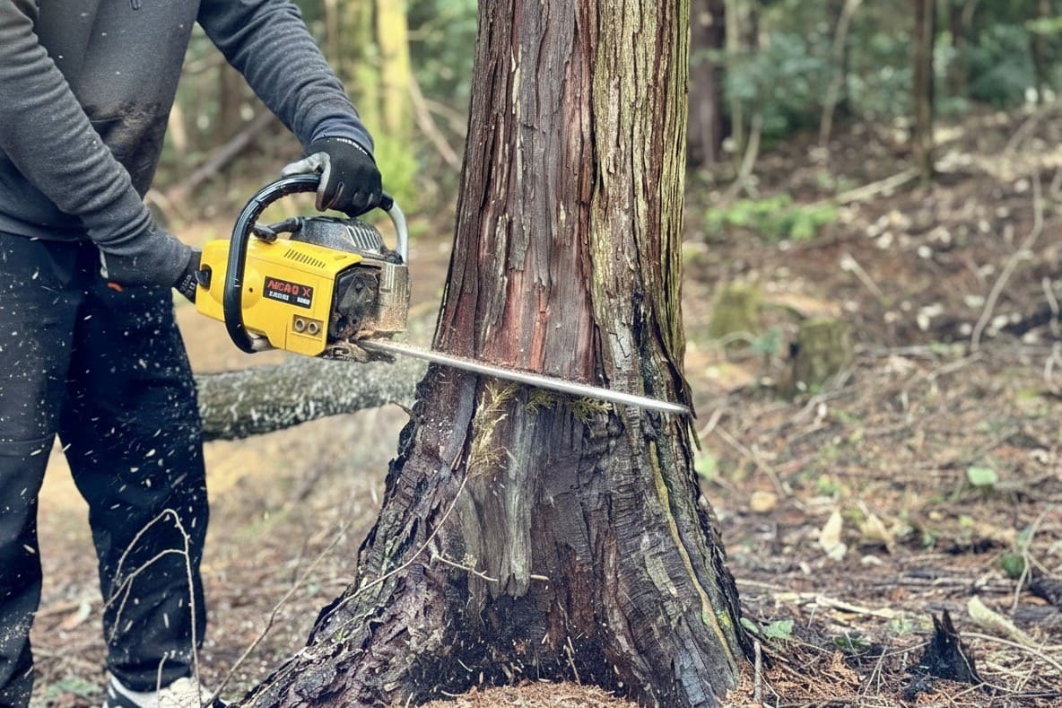 メニュー伐採の写真