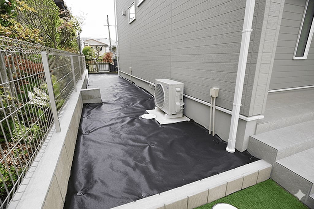 メニュー防草シートの写真